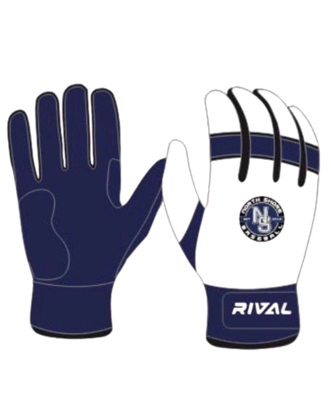 North Shore Short Cuff Batting Gloves