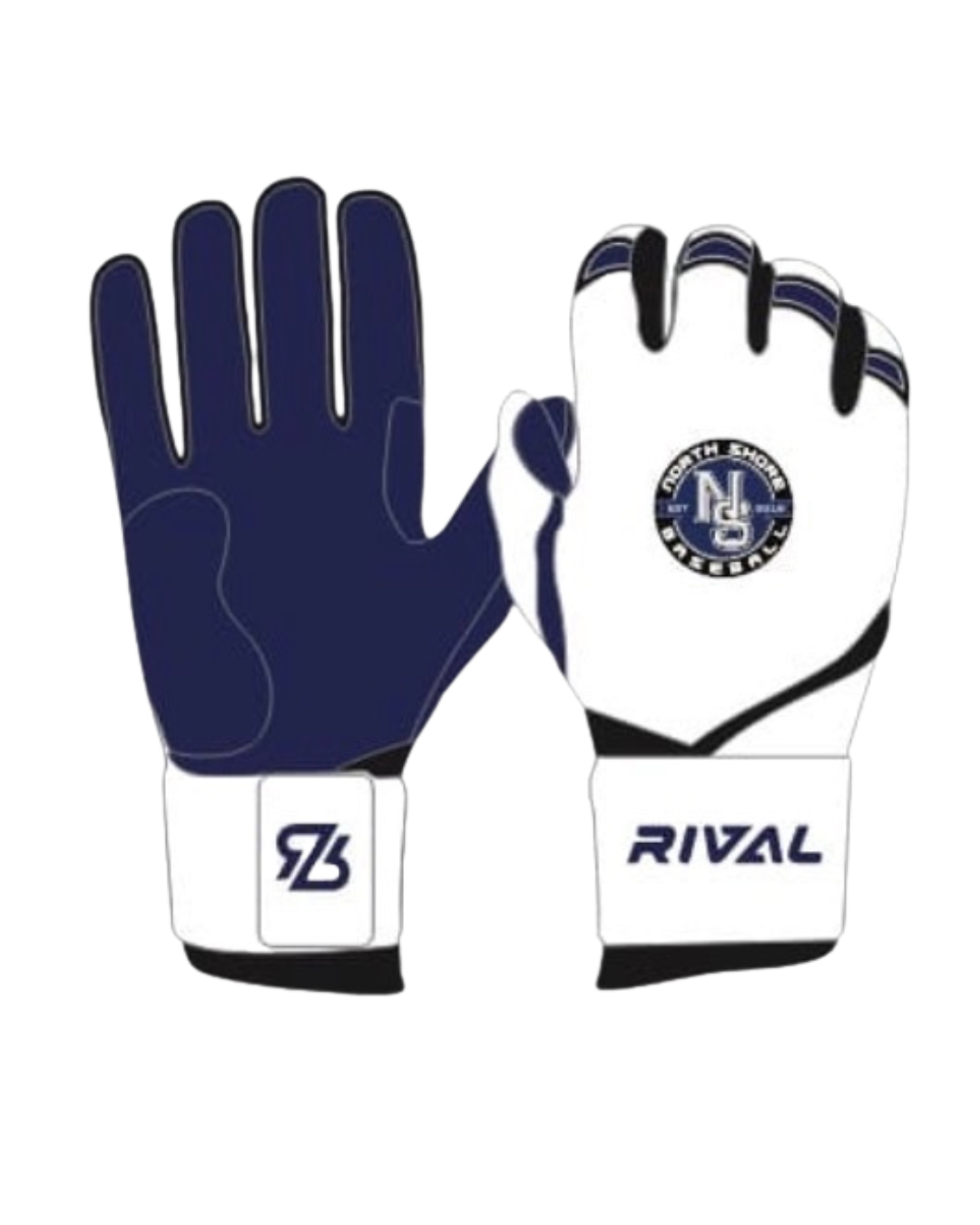 North Shore Long Cuff Batting Gloves
